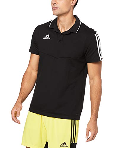 adidas TIRO19 CO Polo Camiseta, Hombre, Black/White, 3XL adidas TIRO19 CO Polo Camiseta, Hombre, Black/White, 3XL
