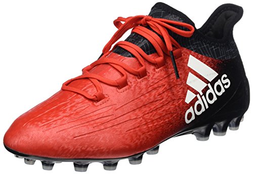 adidas X 16.1 AG, Botas de fútbol Hombre, Rojo (Red/FTWR White/Core Black), 43 1/3 EU