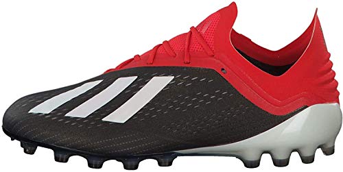 Adidas X 18.1 AG, Botas de fútbol Hombre, Multicolor (Negbás/Ftwbla/Rojact 000), 48 EU