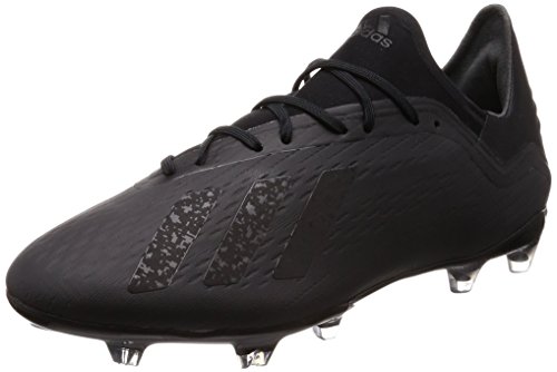 Adidas X 18.2 FG, Zapatillas de Fútbol Hombre, Negro (Core Black/Footwear White/Solid Grey 0), 42 EU