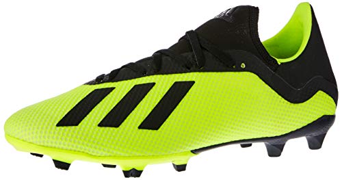 Adidas X 18.3 FG, Zapatillas de Fútbol Hombre, Amarillo (Solar Yellow/Core Black/Footwear White 0), 42 EU
