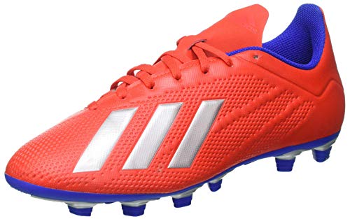Adidas X 18.4 FG, Botas de fútbol Hombre, Multicolor (Rojact/Plamet/Azufue 000), 43 1/3 EU