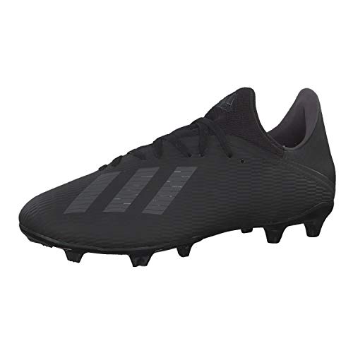 adidas X 19.3 FG, Zapatillas de Fútbol Hombre, Negro (Core Black/Utility Black/Silver Met. Core Black/Utility Black/Silver Met.), 40 2/3 EU