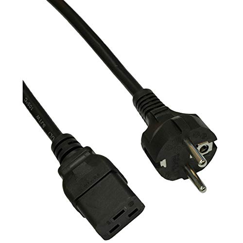 AKYGA AK-UP-01 - Cable de alimentación para Servidor (3 Pines, IEC C19 / EU (CEE 7/7), 250 V, 50 Hz, 1,8 m)