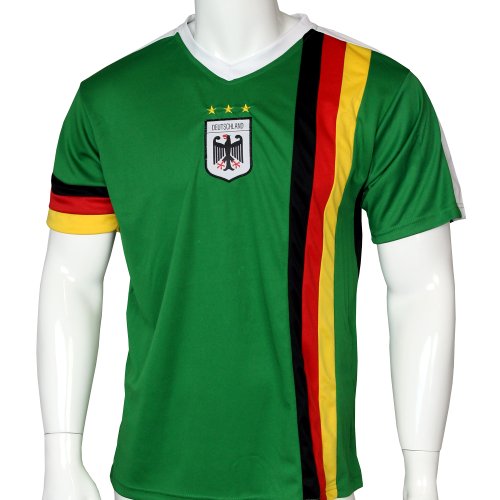 Alemania Mundial 2014, camiseta verde con malla de unisex, Unisex, verde, medium