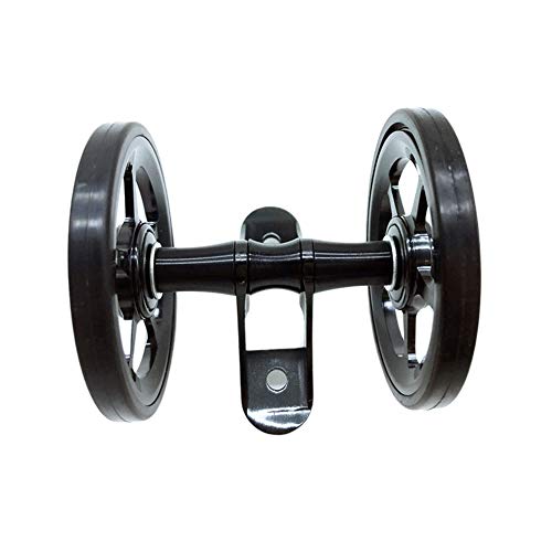 Alicer - Guardabarros trasero de aleación de aluminio Easy Double Wheel, rodillo de extensión para brompton