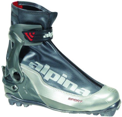 Alpina Serie SSK Deporte esquí nórdico Skate esquí Botas, Silver/Charcoal Alpina Serie SSK Deporte esquí nórdico Skate esquí Botas, Silver/Charcoal