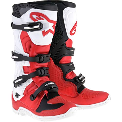 Alpinestars Tech 5 Boots-Red/White/Black-9