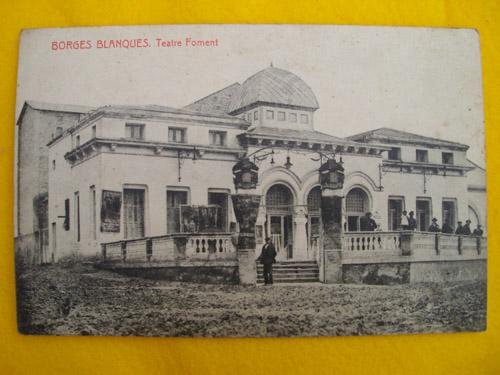 Antigua Postal - Old Postcard : BORGES BLANQUES - Teatre Foment