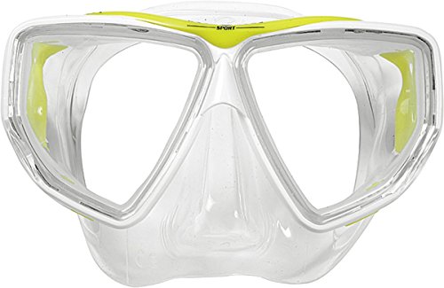 Aqua Lung KEA LX - Gafas de buceo, talla L, color amarillo, lavanda o azul amarillo Talla:large