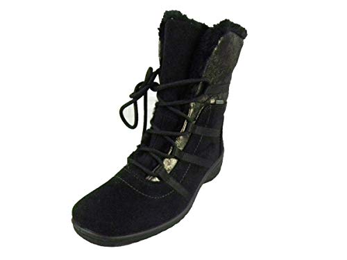 ara München-St-Gor-Tex botas de nieve Mujer, negro (Schwarz), 39 EU (6 UK)