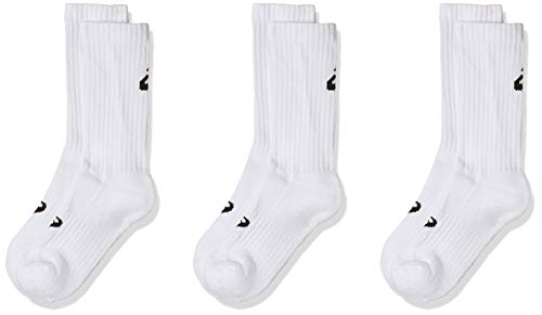 ASICS 3PPK Crew Sock Calcetines, Hombre, Blanco (White 155204-0001), 47-49