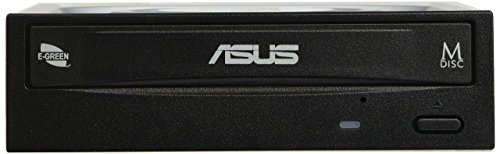 ASUS DRW-24D5MT 24X - Grabadora de DVD (Bulk), Soporte M-Disc, E-Green, E-Media