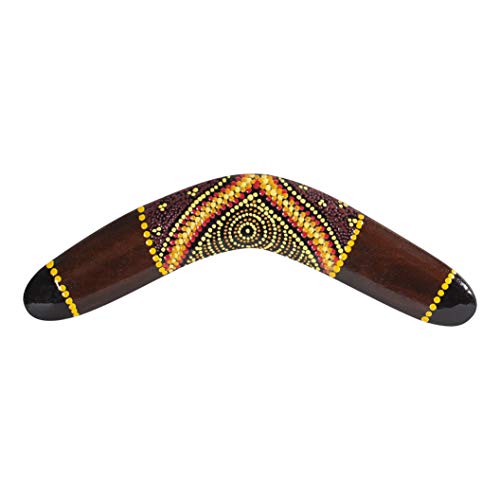 Australian Treasures - Boomerang de Madera Hecho a Mano de 30cm
