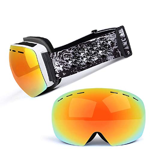 BALALALA Gafas De Esquí Gafas Esqui Snowboard Nieve Espejo para Hombre Mujer Adultos Juventud JóVenes Chicos Chicas Anti Niebla Gafas De Esquiar 100％Uv400 ProteccióN UV Antiniebla Y Antideslumbrante