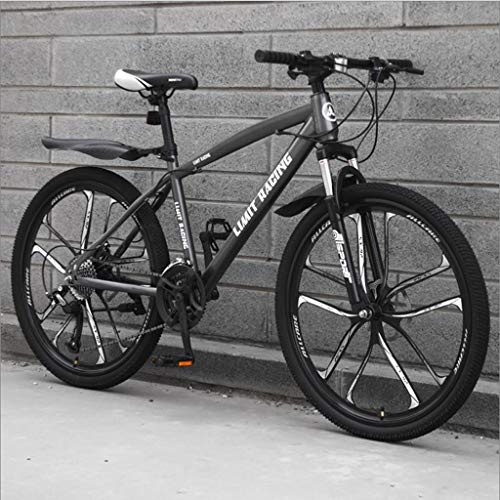 Bicicleta de Montaña, De 26 pulgadas de bicicletas de montaña, Marco de acero al carbono Rígidas montaña de la bicicleta, doble disco de freno y suspensión delantera ( Color : A , Size : 27-speed ) Bicicleta de Montaña, De 26 pulgadas de bicicletas de montaña, Marco de acero al carbono Rígidas montaña de la bicicleta, doble disco de freno y suspensión delantera ( Color : A , Size : 27-speed )