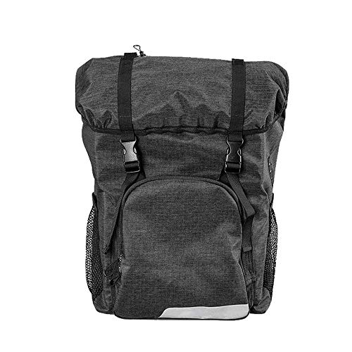 Bolsillo de bicicletas del tronco bolso de la bicicleta de la bicicleta 15L Bolsa individual bolsa trasera Mochila con cuerdas fácil de Ciclo de limpieza Llevar Mochila con cuerdas multifuncional cami