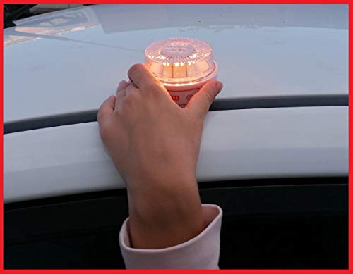 Bottari V16 BALIZA LUZ Emergencia Luz de Emergencia Autónoma | Luz LED | Señal V16 de Preseñalización de Peligro Homologada - (Autorizada por la DGT)