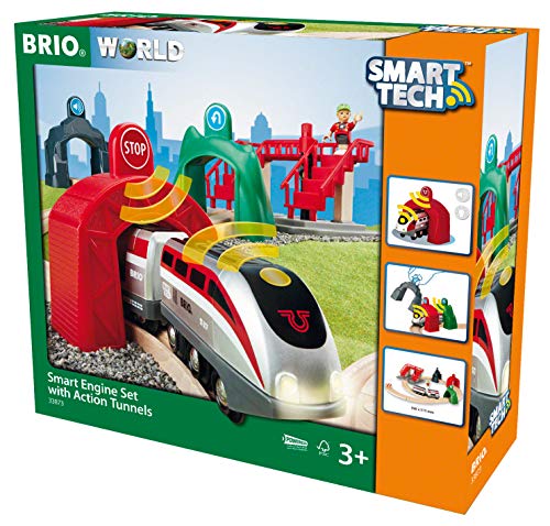 BRIO Smart Tech SET Circuito de Tren con Locomotora Inteligente (33873), multicolor (RAVENSBURGER 1) , color/modelo surtido