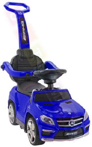 BSD Coche para niños Correpasillo con función de Mecedora: Mercedes GL63 AMG SX1578 - Azul