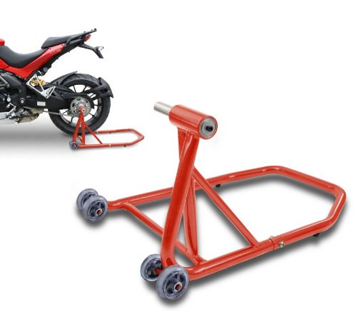 Caballete Trasero Ducati Supersport/S 17-20 Rojo, ConStands Single por Basculante Monobrazo, adaptadore Incl.
