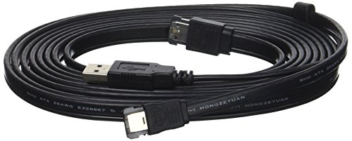 Cablematic - Cable híbrido eSATAp a eSATA y USB A macho de 3m