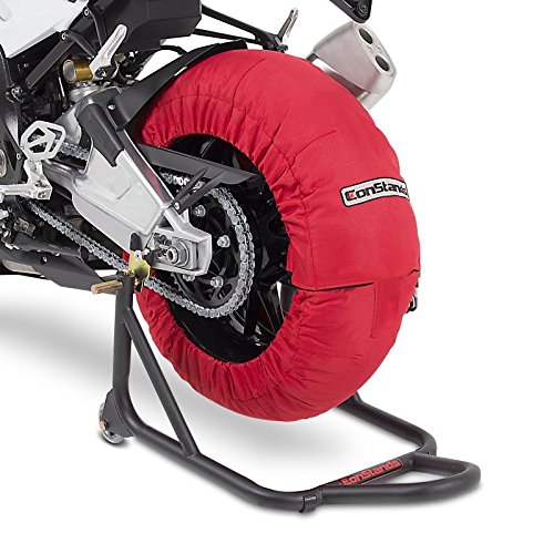 Calentadores Neumáticos Moto ConStands Superbike 60-80 °C Par Rojo