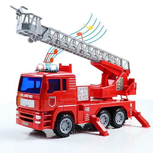 Camion Bomberos Coches de Juguetes con Luz, Sonido y Bomba de Aagua Camiones de Juguete Camión Bomberos Grande Electrico Juguetes Educativos Regalos Navidad Cumpleaños Juguetes Niños 3 4 5 6 Años Camion Bomberos Coches de Juguetes con Luz, Sonido y Bomba de Aagua Camiones de Juguete Camión Bomberos Grande Electrico Juguetes Educativos Regalos Navidad Cumpleaños Juguetes Niños 3 4 5 6 Años