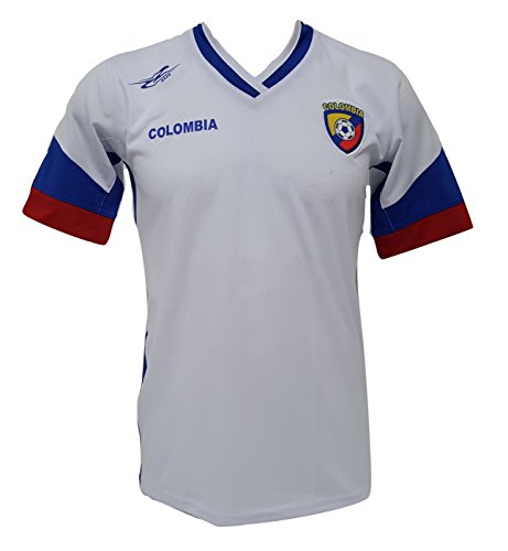 Camiseta de fútbol Colombia New Copa América 2016 - blanco - Medium