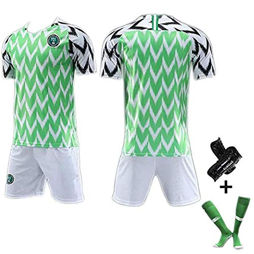 Camiseta de fútbol para Hombre # 7# 10# 18 Camiseta de la Copa Mundial de Nigeria 2018, Ropa Deportiva cómoda fanáticos 1-M