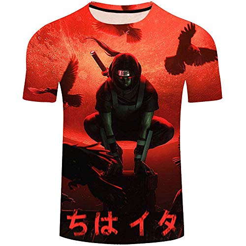 Camiseta para Hombre T-Shirt,Una Pieza 3D impreSión Digital Casual Camiseta de Manga Corta para hombreS-Xt467_L