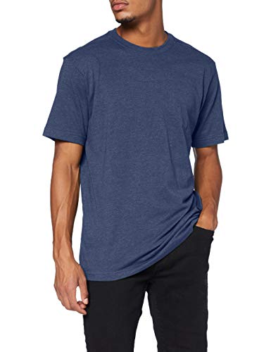 Carhartt Maddock Short-Sleeve T-Shirt Camiseta, Indigo Heather, L para Hombre