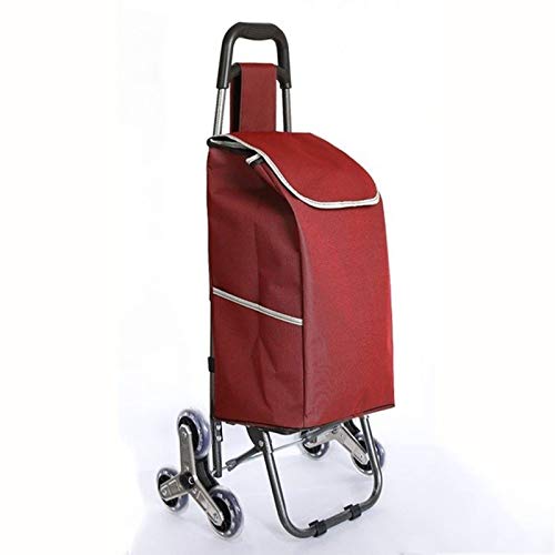 Carros Utilidad de Carros - CARRO de Escaleras de edad avanzada Carro de compras en las ruedas Mujer cesta del hogar grande bolsas de la compra de la carretilla de remolque plegable conveniente su vid Carros Utilidad de Carros - CARRO de Escaleras de edad avanzada Carro de compras en las ruedas Mujer cesta del hogar grande bolsas de la compra de la carretilla de remolque plegable conveniente su vid