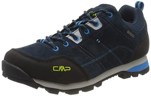 CMP Alcor Low Trekking Shoes WP, Zapato para Caminar Hombre, Inc Azul, 44 EU