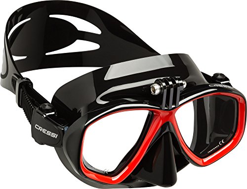Cressi Action, máscara de buceo para cámara GoPro Unisex, Cressi Action, máscara de buceo para cámara GoPro Unisex,