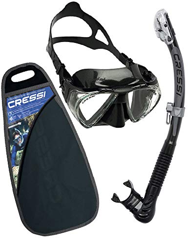 Cressi C/Set Penta + Alpha/ud Pack de Snorkel, Unisex, Negro, Talla Única Cressi C/Set Penta + Alpha/ud Pack de Snorkel, Unisex, Negro, Talla Única