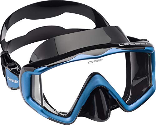 Cressi Liberty Máscara de Buceo, Apnea y Snorkel, Unisex Adulto, Negro/Azul, Talla Única Cressi Liberty Máscara de Buceo, Apnea y Snorkel, Unisex Adulto, Negro/Azul, Talla Única