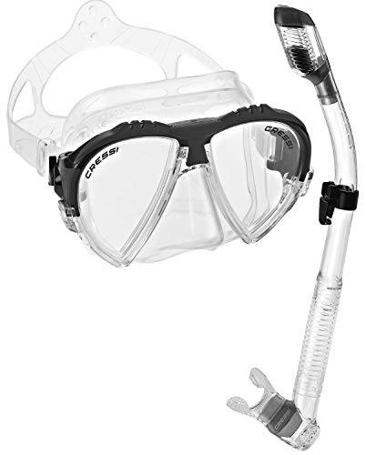 Cressi Matrix & Supernova Dry, Clear/Black Cressi Matrix & Supernova Dry, Clear/Black