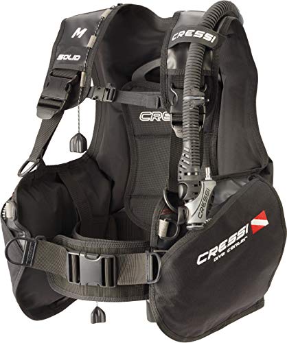 Cressi Solid BCD Dive Center Edition Chaleco de Buceo, Unisex-Adult, Negro, M Cressi Solid BCD Dive Center Edition Chaleco de Buceo, Unisex-Adult, Negro, M