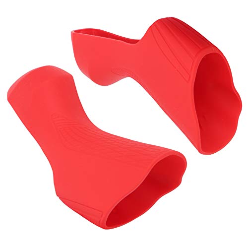Cubierta de palanca de cambio de bicicleta, cubierta de silicona de palanca de cambios de bicicleta de carretera para R7000 R8000 cubierta de palanca de freno de palanca de cambios capucha(rojo) Cubierta de palanca de cambio de bicicleta, cubierta de silicona de palanca de cambios de bicicleta de carretera para R7000 R8000 cubierta de palanca de freno de palanca de cambios capucha(rojo)