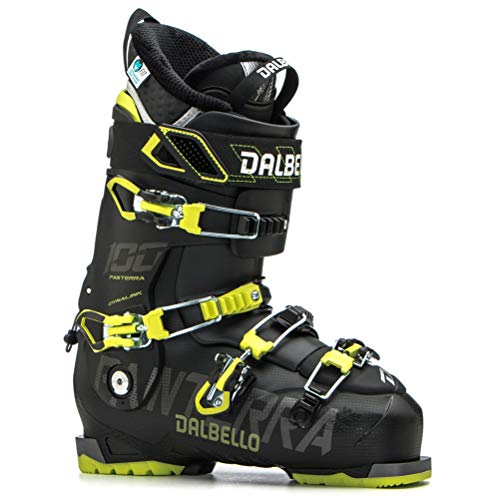 Dalbello PANTERRA 100 MS Black/Acid Yellow Botas de esquí, Hombre, Negro, 25,5