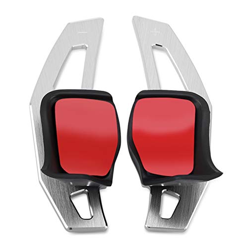 De dirección de aleación de palancas de cambio DSG rueda de paletas de aluminio for Skoda Octavia Rs 2018 Paddle Caja de cambios Accesorios cubiertas de automóviles (Color : Silver) De dirección de aleación de palancas de cambio DSG rueda de paletas de aluminio for Skoda Octavia Rs 2018 Paddle Caja de cambios Accesorios cubiertas de automóviles (Color : Silver)