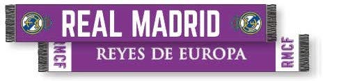 Desconocido Bufanda Real Madrid doble REYES DE EUROPA morada