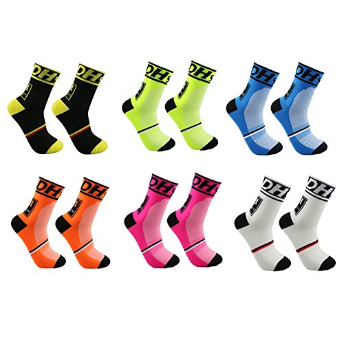 DH Sports Calcetines de ciclismo al aire libre formación de compresión fútbol corriendo hombres & mujeres calcetines deportivos DH Sports Calcetines de ciclismo al aire libre formación de compresión fútbol corriendo hombres & mujeres calcetines deportivos