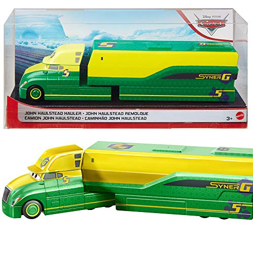 Disney Hauler John Haulstead Cars | Camión Transporter Playset | Mattel GPF12