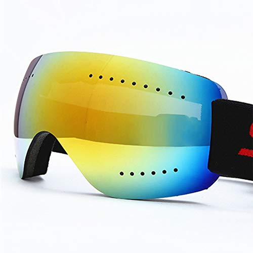 DITUI Gafas De Esquí Anti-Vaho Y Anti-UV A Prueba De Arena, Gafas De Esquí De Fondo para Hombres Y Mujeres Gafas De Nieve para Adultos