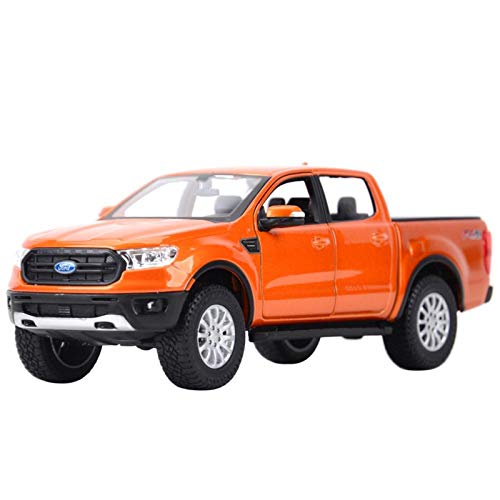 DXZJ 1:27 para 2019 Ford Ranger Estado Estado Vehículos Modelo Coleccionable Modelo Juguetes (Color : Orange, Size : No Box)