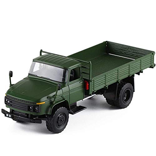 DZX Tipo de Capa Modelo de transportador Azul Niño para niños Coche de Juguete de Metal Camión Convertible Juguete Puerta Abierta Coche de Juguete en Caja Aleación Coche de Juguete Ligero y sonoro Co