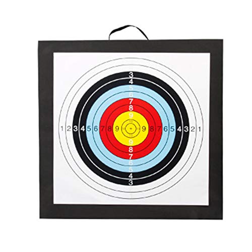 EVA Espuma Flecha objetivo Tiro con arco portátil arrow Target Moving Caza Practicar accesorios para al aire libre (negro) Objetivo de flecha de tiro con arco ( Color : Black , Size : 50x50x5cm )