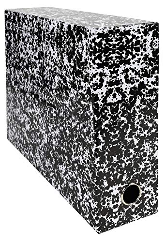 Exacompta Transfer Caja Annonay kaschierter Papel cartón, lomo 90 mm, A4 maxi, 24 x 32 cm), color blanco